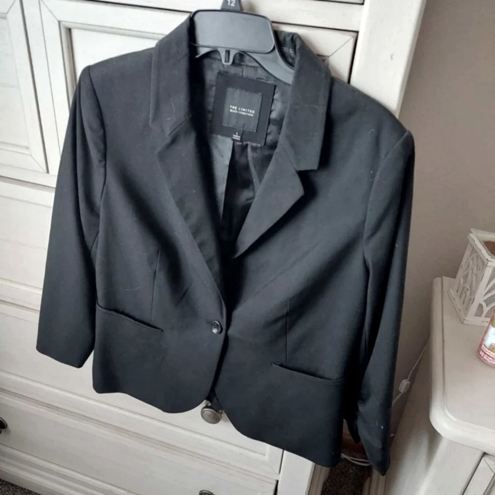Limited fauz leather collar blazer - Picture 1 of 4